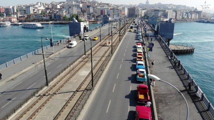 Galata Köprüsü’nde 100. Yıla Özel Şov