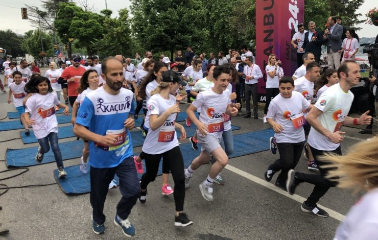 Run 24:1 koşusu heyecanı dünyayla aynı anda Beykoz’da gerçekleştirildi