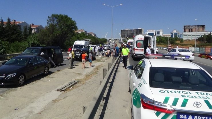 Silivri’de zincirleme kaza: 7 yaralı