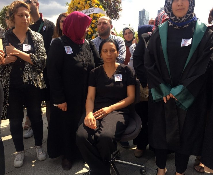 Ümraniye’de başından vurularak öldürülen avukat için adliyede cenaze töreni