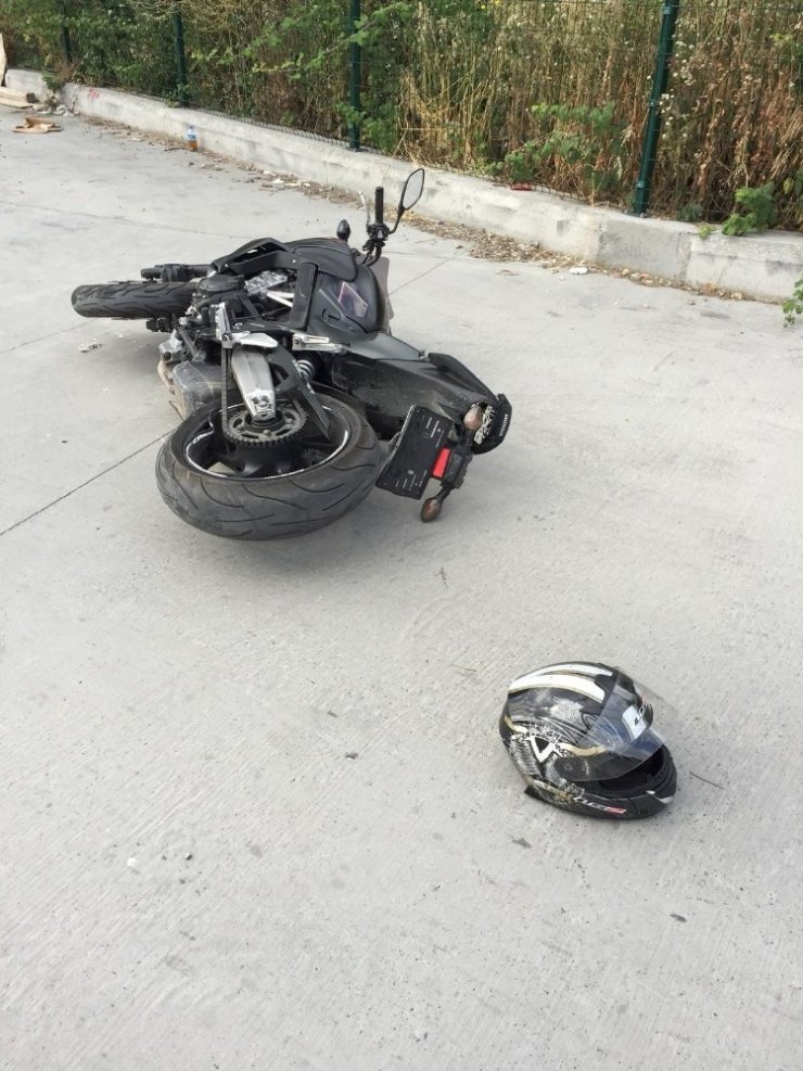 Motosiklet hırsızını mahalleli yakaladı