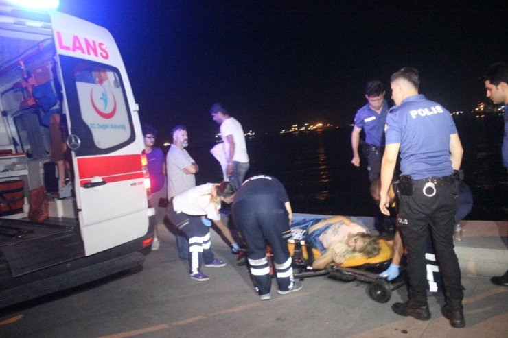 Zeytinburnu Sahilde intihar girişimi