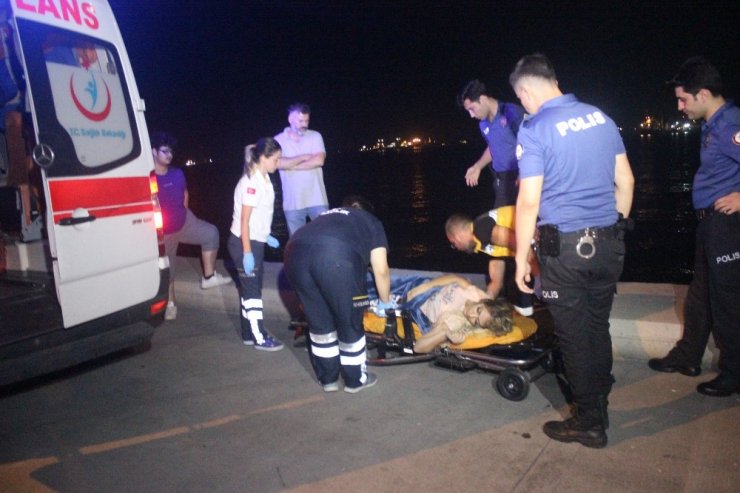 Zeytinburnu Sahilde intihar girişimi