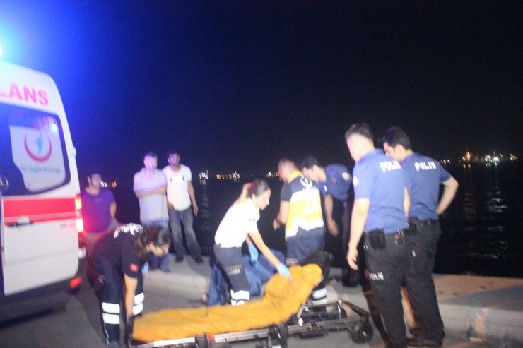 Zeytinburnu Sahilde intihar girişimi