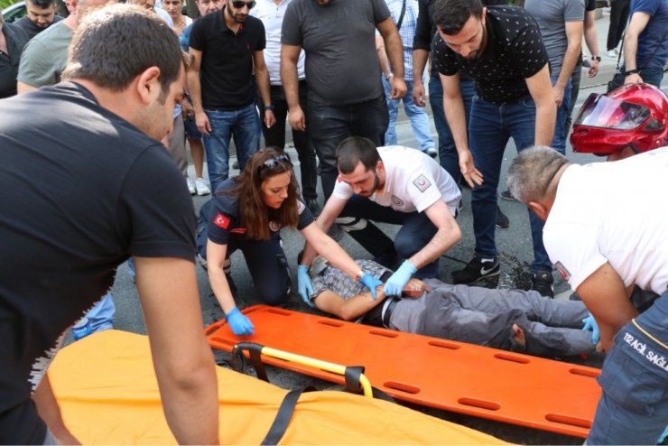 Şişli’de, yine Kurye yine kaza