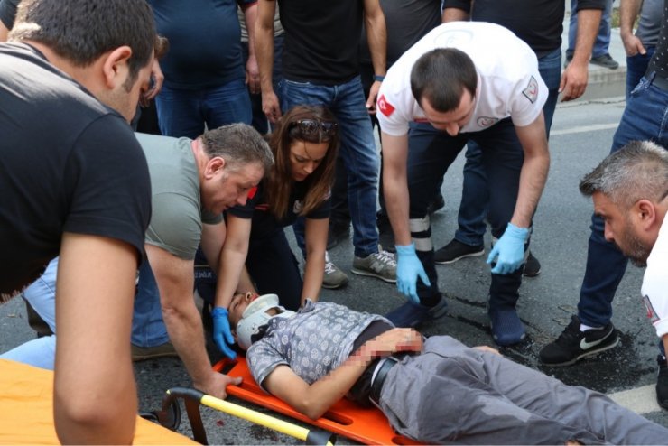 Şişli’de, yine Kurye yine kaza