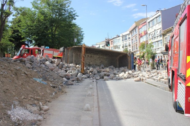 Saniyeler içinde kurtuldu