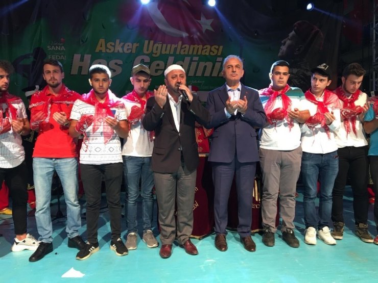 KINALI KUZULAR ASKERE UĞURLANDI