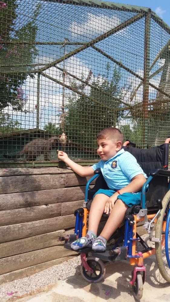 CAM KEMİK HASTASI ARAS ARTIK YÜRÜYEBİLECEK