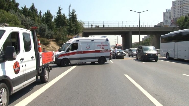 Tem Otoyolunda  Üzücü Kaza