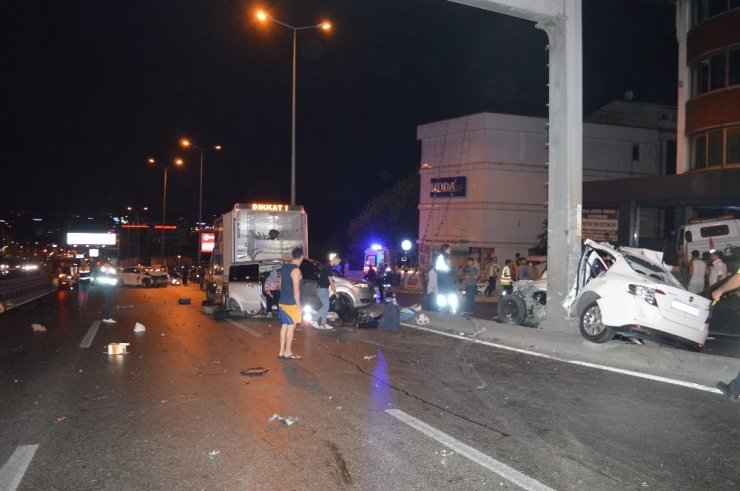 D-100 Ankara İstikametinde Kaza