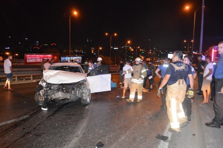 D-100 Ankara İstikametinde Kaza