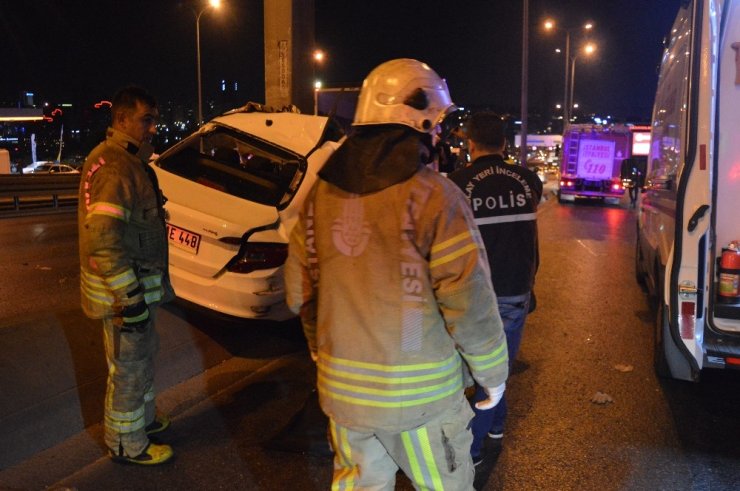 D-100 Ankara İstikametinde Kaza