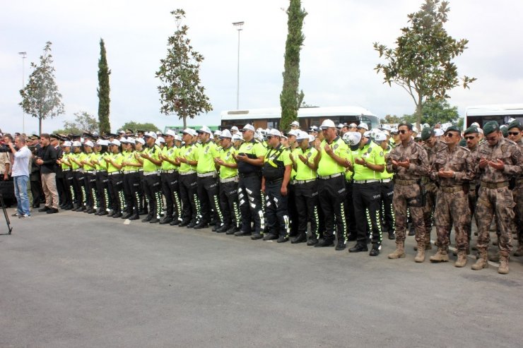 Şehit polise son görev