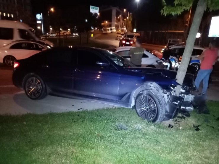 Ters yönden gelen cip kazaya neden oldu