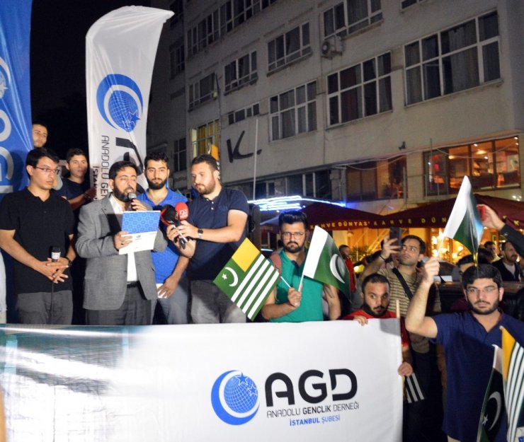 AGD’den Hindistan Konsolosluğu önünde “Keşmir” protestosu
