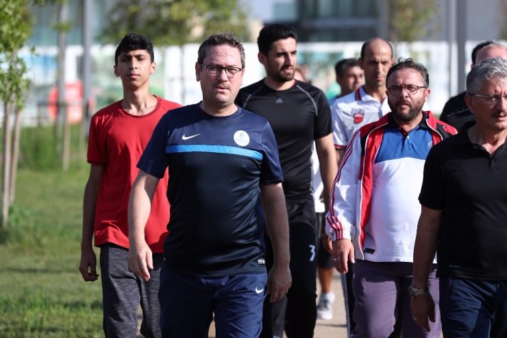 Başakşehirliler Başkan Kartoğlu ile sağlık için yürüdü