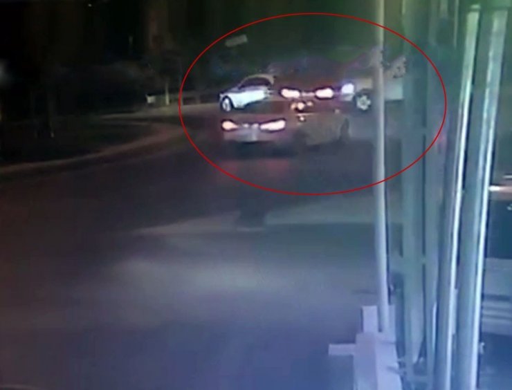 Cipten kaçtı otomobile ve ağaca çarptı