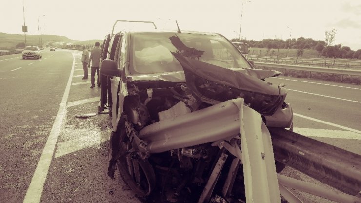 İstanbul Havalimanı yolunda akıl almaz kaza