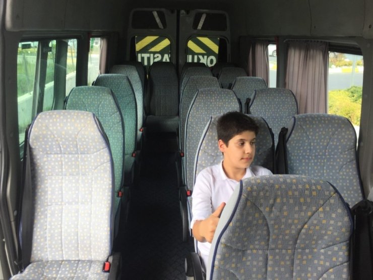 Serviste öğrenci unutmaya yerli çözüm