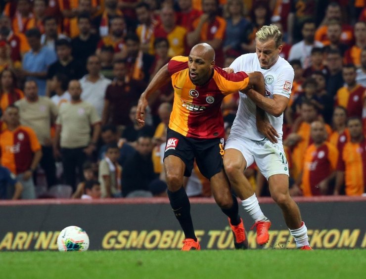 Süper Lig: Galatasaray: 0 - Konyaspor: 0 (İlk yarı)