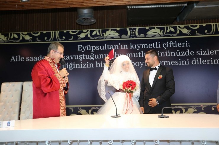 Eyüpsultan’da nikaha büyük ilgi