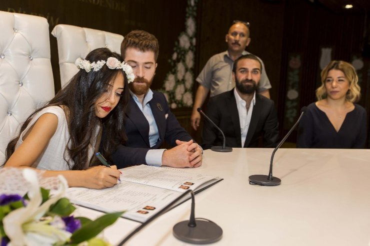 Eyüpsultan’da nikaha büyük ilgi