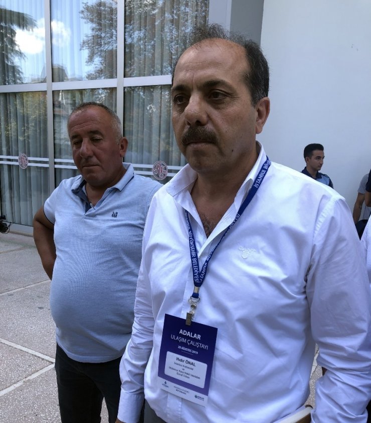 Adalar’da ulaşım çalıştayında gerginlik