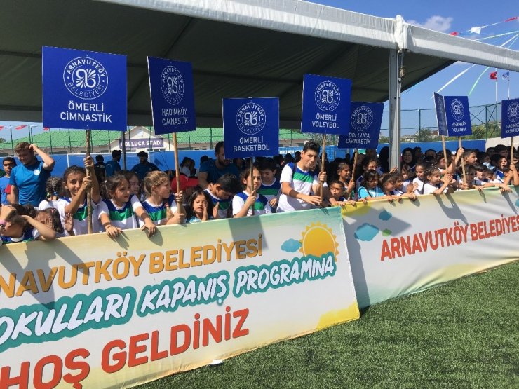 Arnavutköy’de Yaz Spor Okulları sona erdi