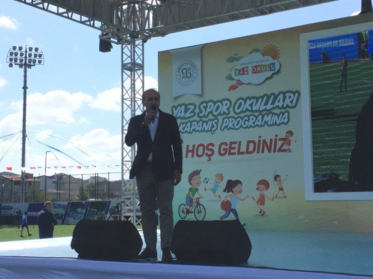 Arnavutköy’de Yaz Spor Okulları sona erdi