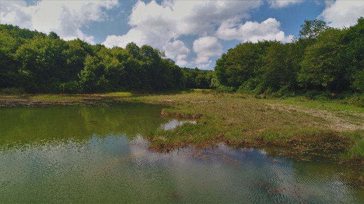 Göktürk Gölet’i manzarası ile kendine hayran bırakıyor