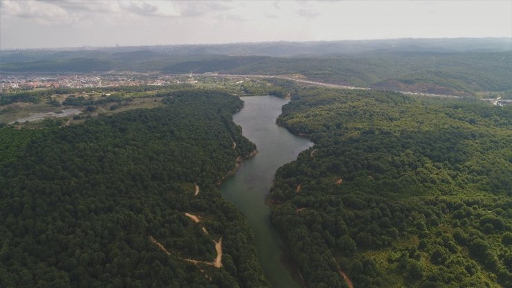 Göktürk Gölet’i manzarası ile kendine hayran bırakıyor