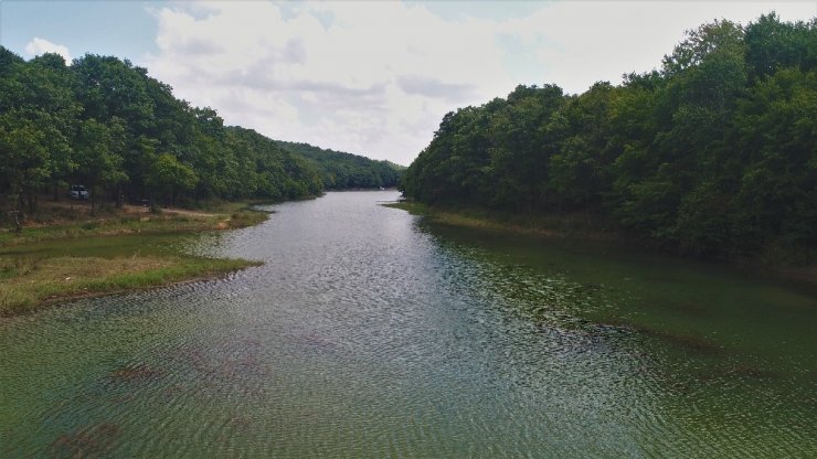 Göktürk Gölet’i manzarası ile kendine hayran bırakıyor