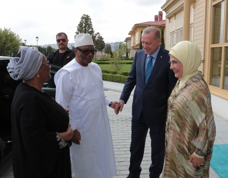 Cumhurbaşkanı Erdoğan Mali Cumhurbaşkanı Keita ile görüştü
