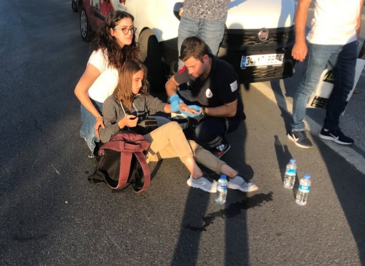 Eyüpsultan’da motosiklet kazası: 2 yaralı