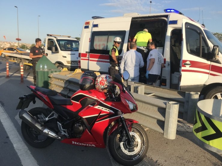 Eyüpsultan’da motosiklet kazası: 2 yaralı