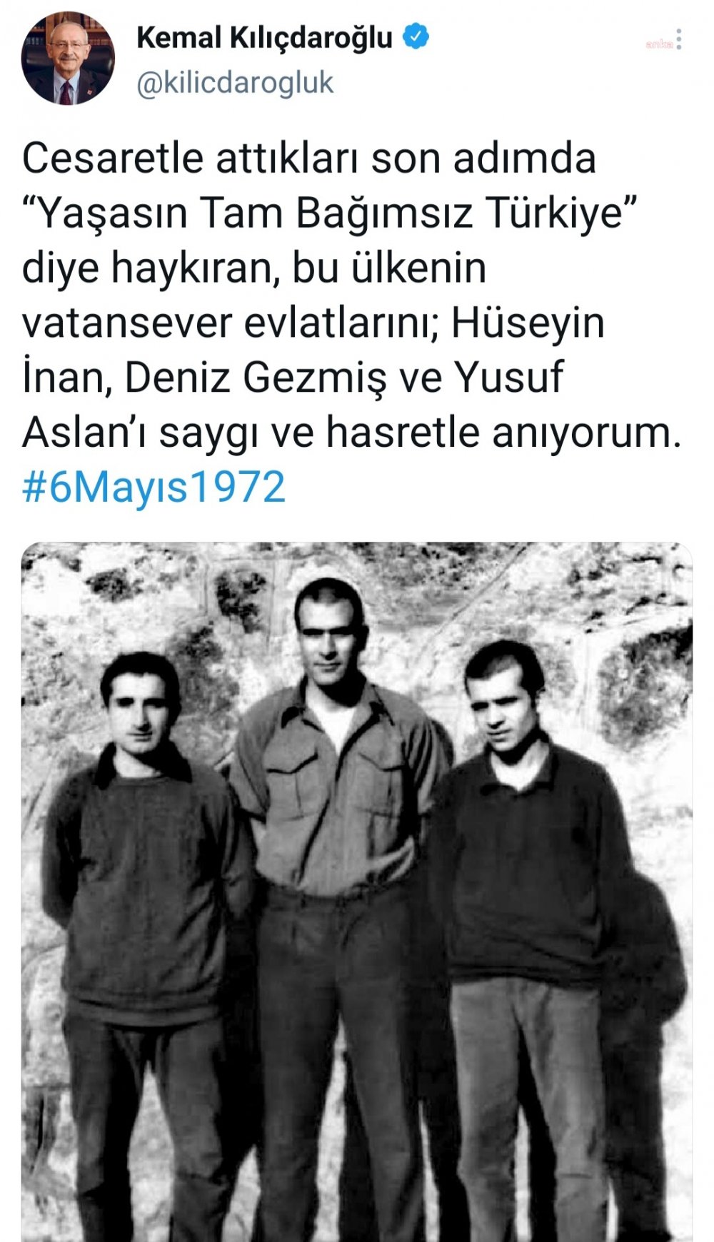 KILIÇDAROĞLU 'ÜÇ FİDANI' ANDI