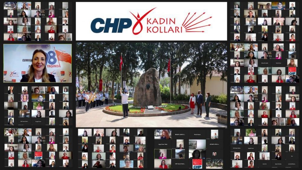 CHP KADIN KOLLARI, ZÜBEYDE HANIM’IN KABRİNDE TÖREN DÜZENLEDİ