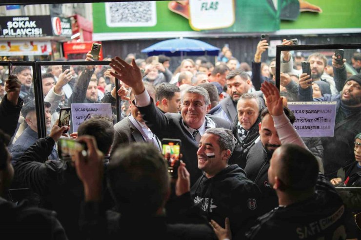 SERDAL ADALI, KÖYİÇİ’NDE BEŞİKTAŞLI TARAFTARLARLA BULUŞTU