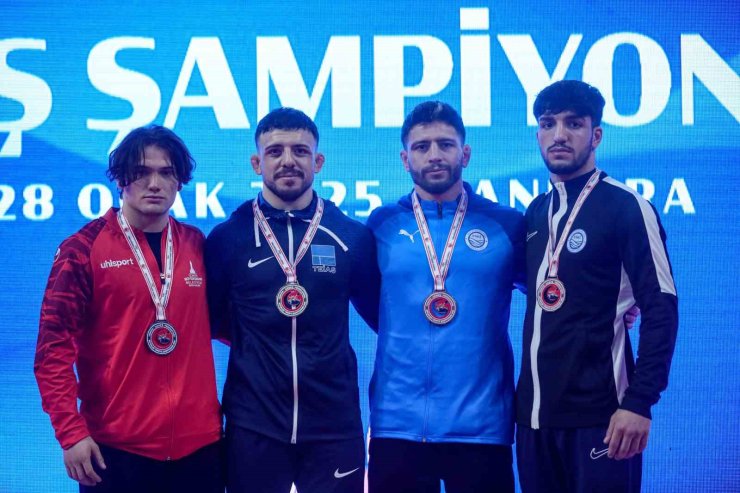 BÜYÜKLER GREKOROMEN TÜRKİYE GÜREŞ ŞAMPİYONASI’NDA İKİNCİ GÜN SONA ERDİ