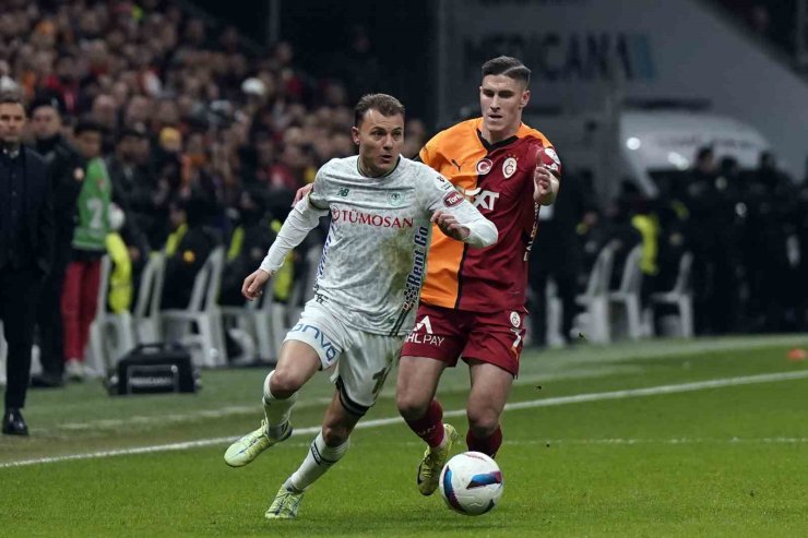 TRENDYOL SÜPER LİG: GALATASARAY: 1 - KONYASPOR: 0 (İLK YARI)