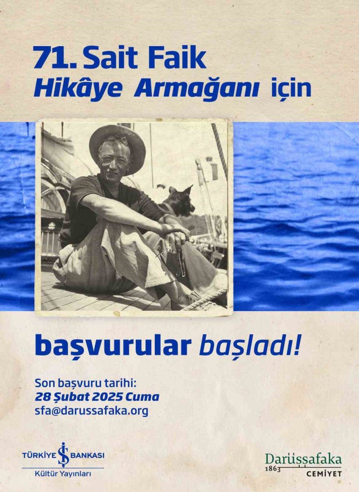 71’İNCİ SAİT FAİK HİKÂYE ARMAĞANI BAŞVURULARI BAŞLADI
