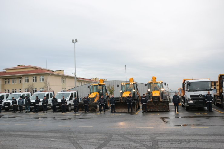 KÜÇÜKÇEKMECE’DE KIŞ SEFERBERLİĞİ:1230 PERSONEL SAHADA