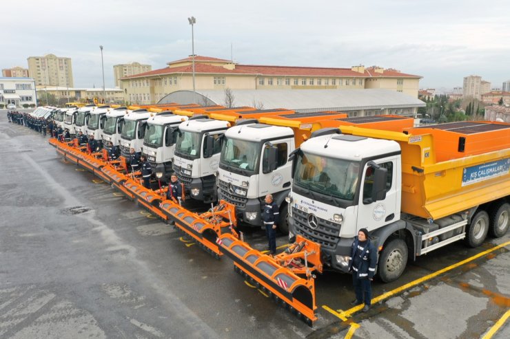 KÜÇÜKÇEKMECE’DE KIŞ SEFERBERLİĞİ:1230 PERSONEL SAHADA