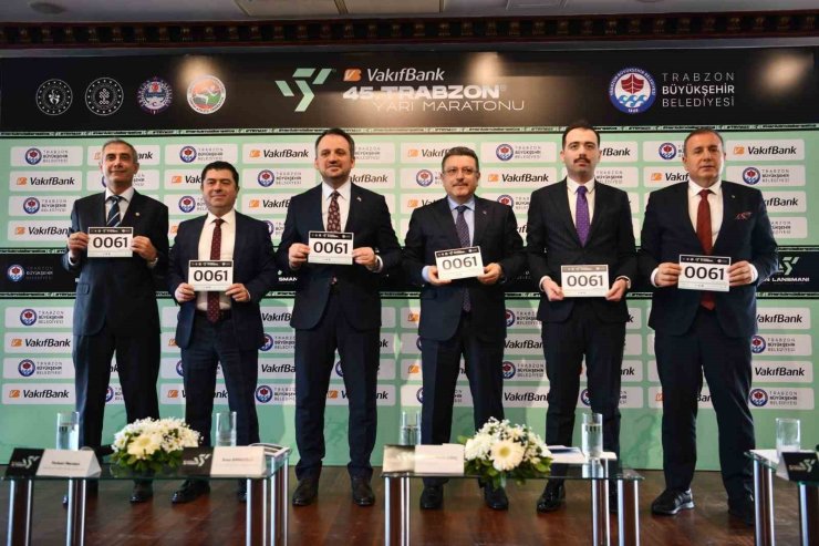45. TRABZON YARI MARATONU’NUN BASIN TOPLANTISI YAPILDI