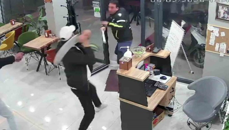 BÜYÜKÇEKMECE’DE LOKANTADA PALALI, SİLAHLI KAVGA KAMERADA: 2 YARALI