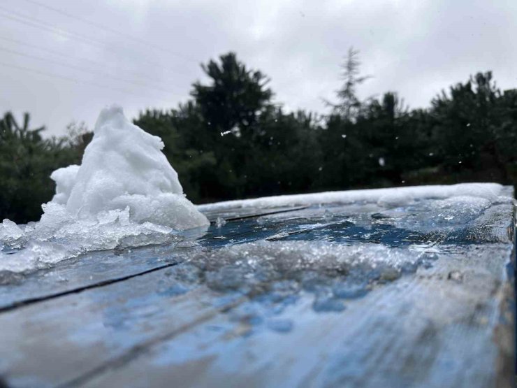 AYDOS ORMANI’NA LAPA LAPA YAĞAN KAR MASALSI GÖRÜNTÜLER OLUŞTURDU