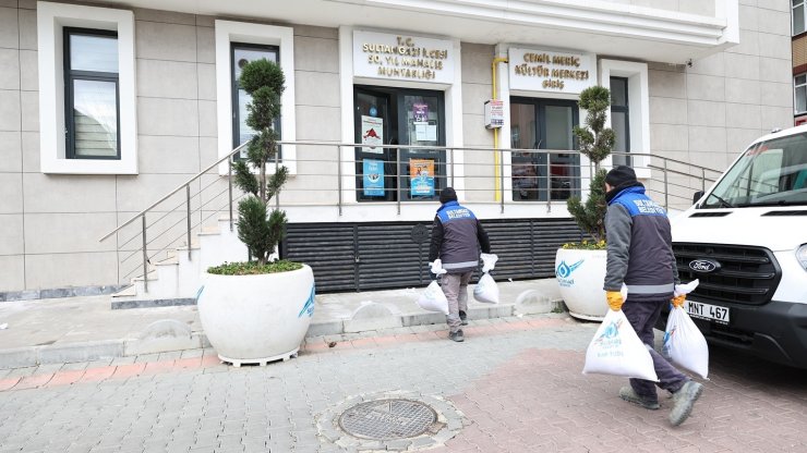 KAR YAĞIŞI İÇİN SULTANGAZİ’DE EKİPLER TEYAKKUZDA