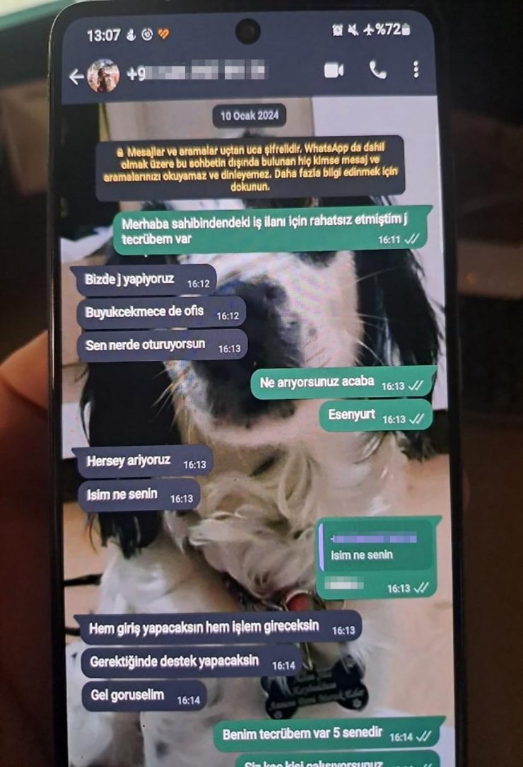 İSTANBUL’DA SAHTE İŞ İLANIYLA DOLANDIRICILIK ŞÜPHELİLERİNE OPERASYON: 9 GÖZALTI