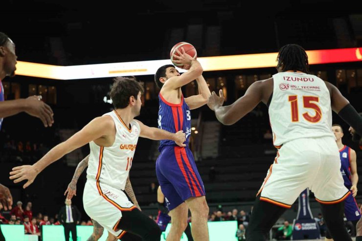 TÜRKİYE SİGORTA BASKETBOL SÜPER LİGİ: GALATASARAY: 87 - BAHÇEŞEHİR KOLEJİ: 84